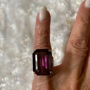 ☘️Amethyst Large Cocktail Ring